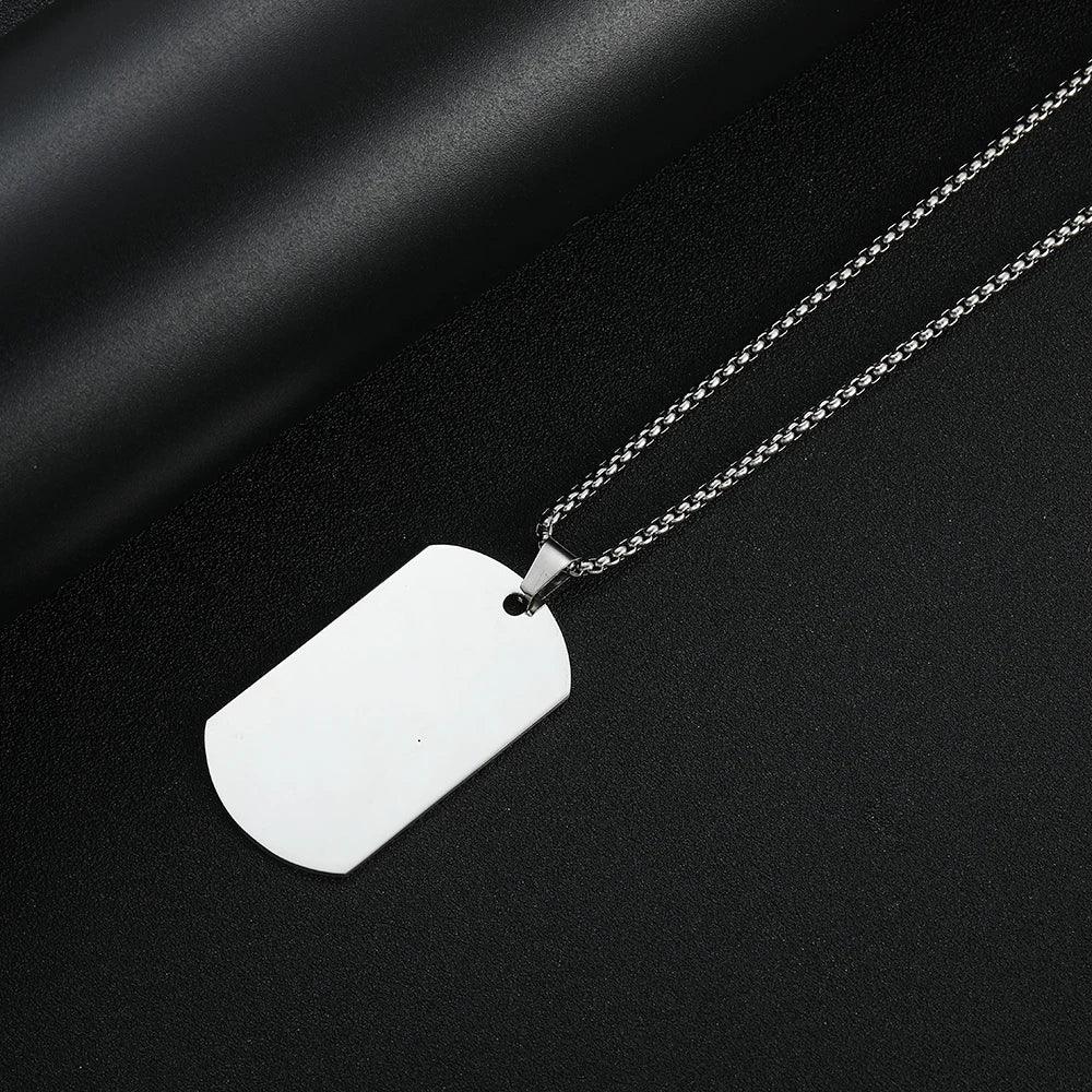 Correntinha Com Medalhão De Aço