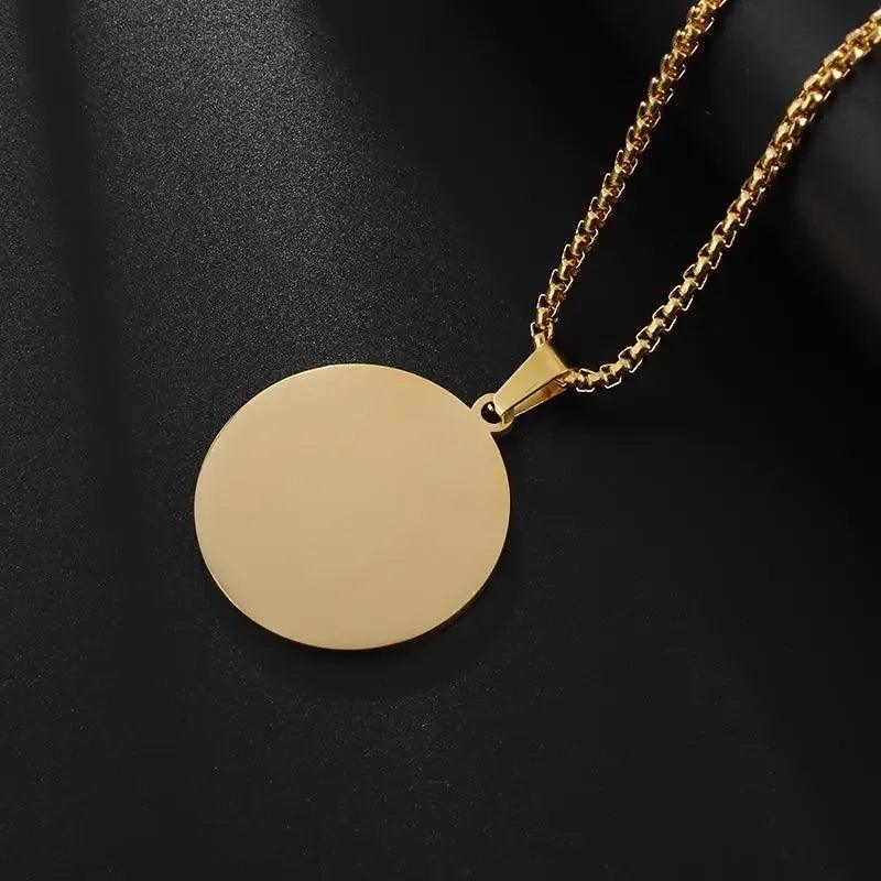 Correntinha Com Medalhão Minimalista